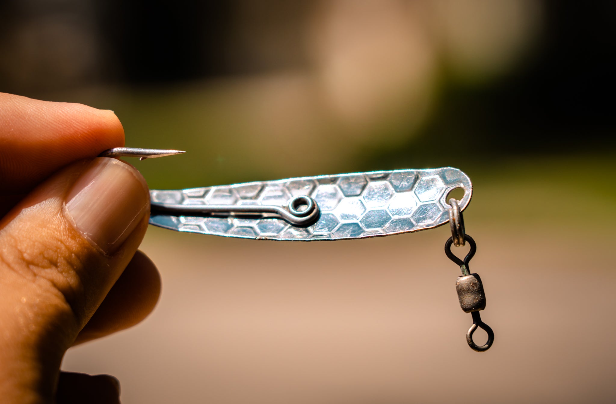 Rigging a Trolling Spoon for Pier Fishing!