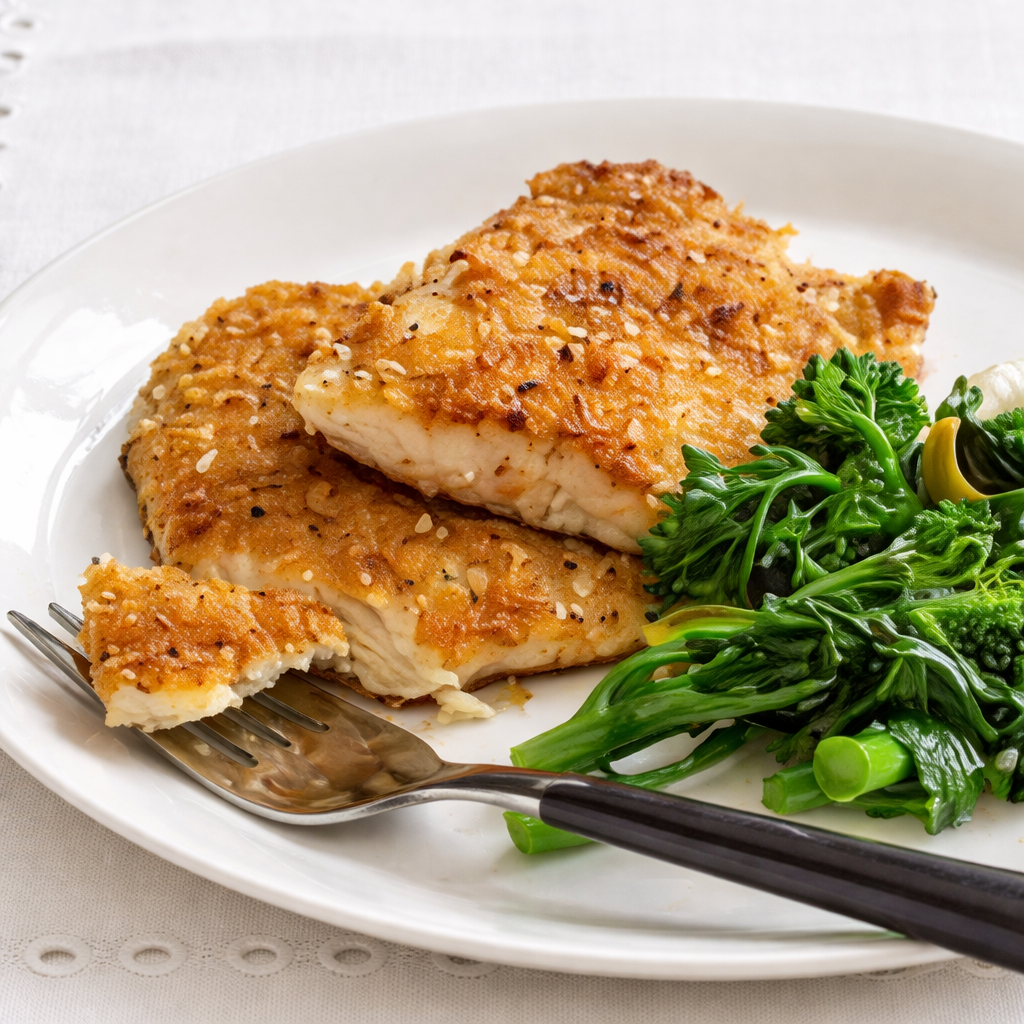 Pecan Crusted Grouper with a little Heat