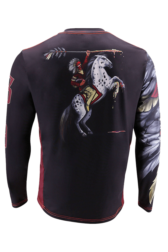 Indigenous Indian Long Sleeve Fishing Youth Shirt