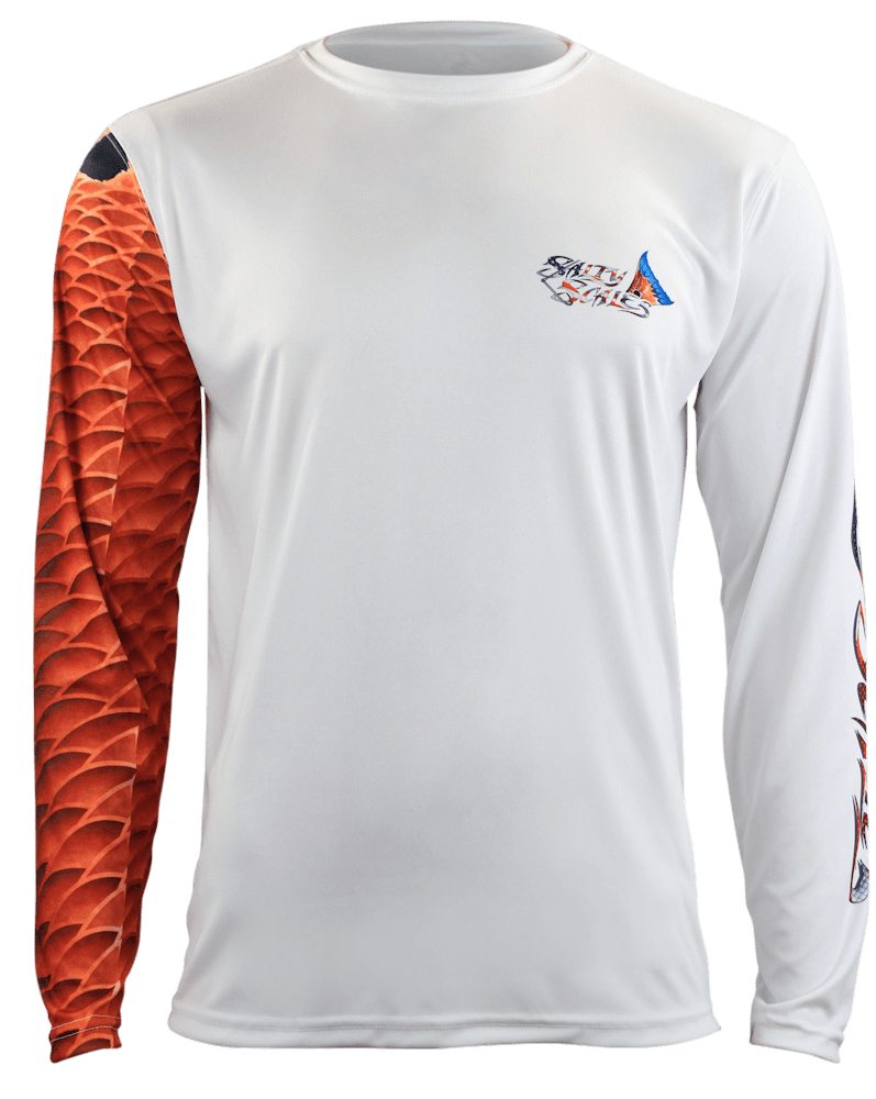 Redfish American Flag Long Sleeve Shirt
