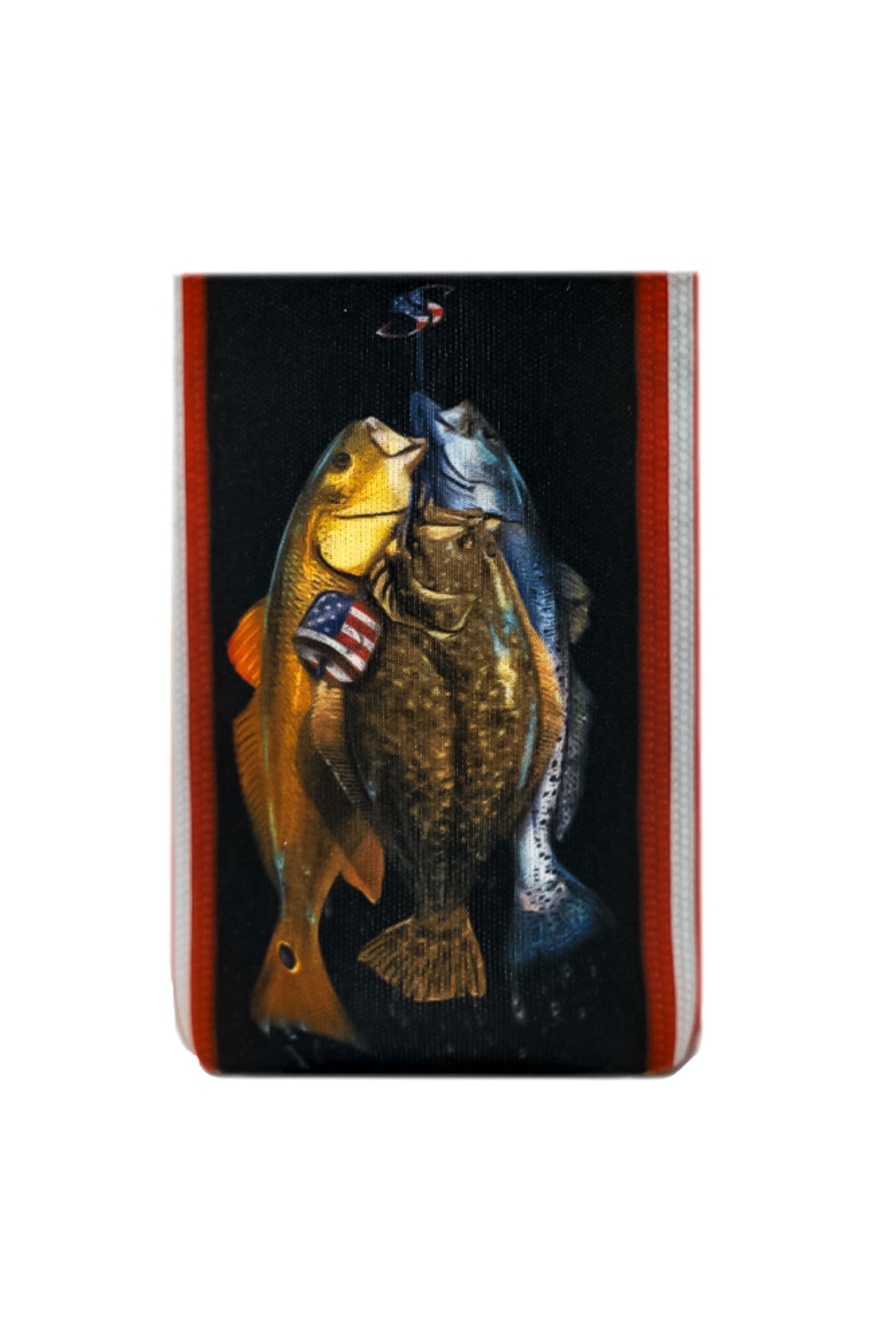 American Stringer Fishing Can Koozie