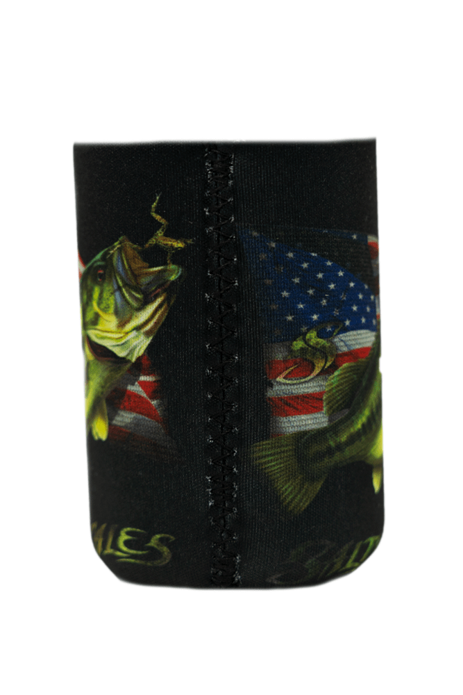 American Bass Fishing Can Koozie