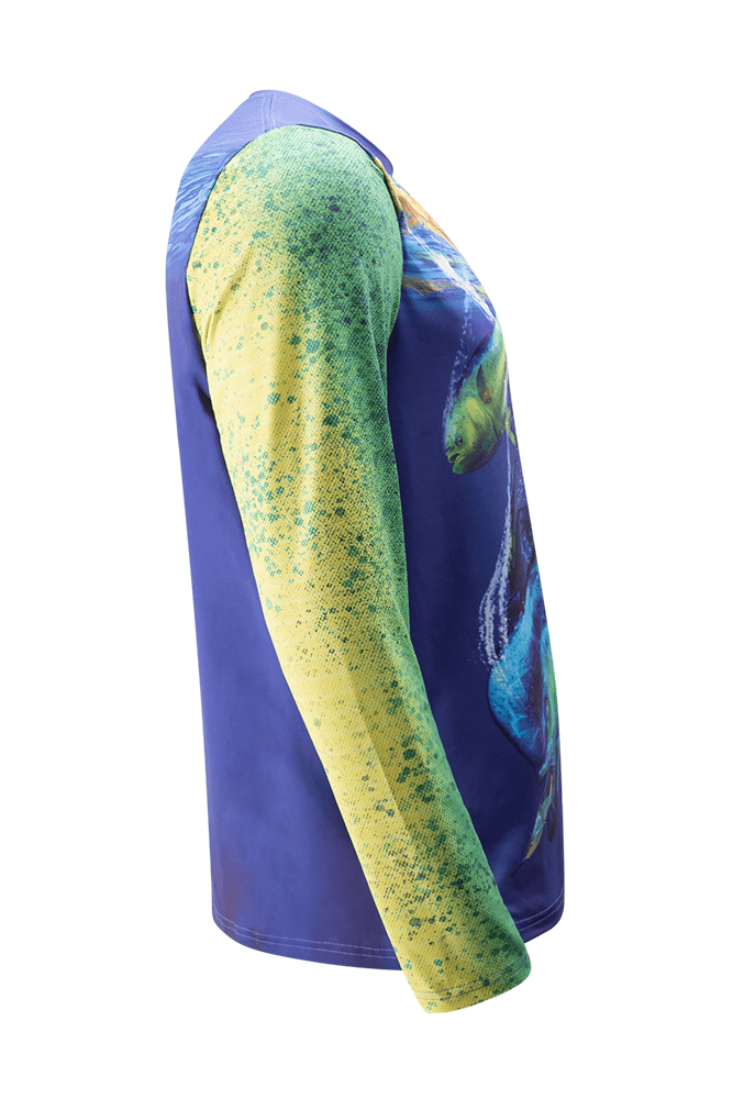 Mahi Mahi Long Sleeve Performance Fishing Shirt