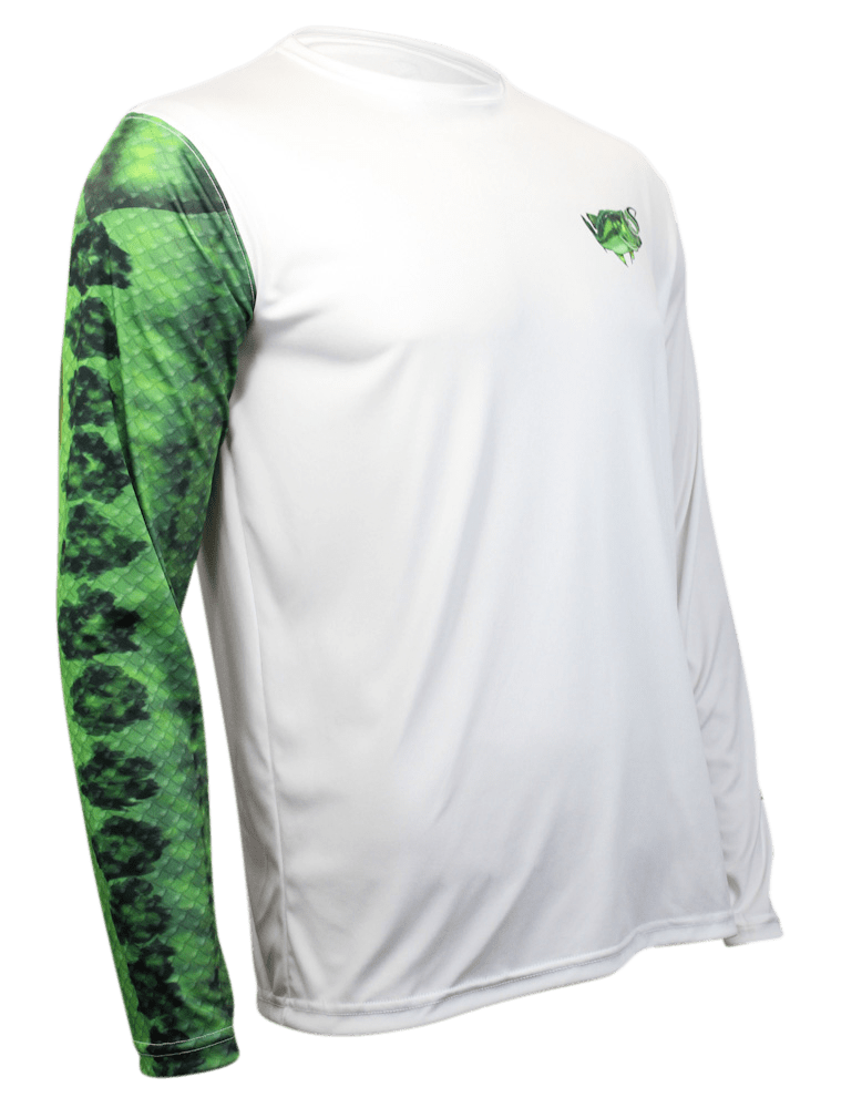 Largemouth Bass Long Sleeve Fishing Shirt for Men