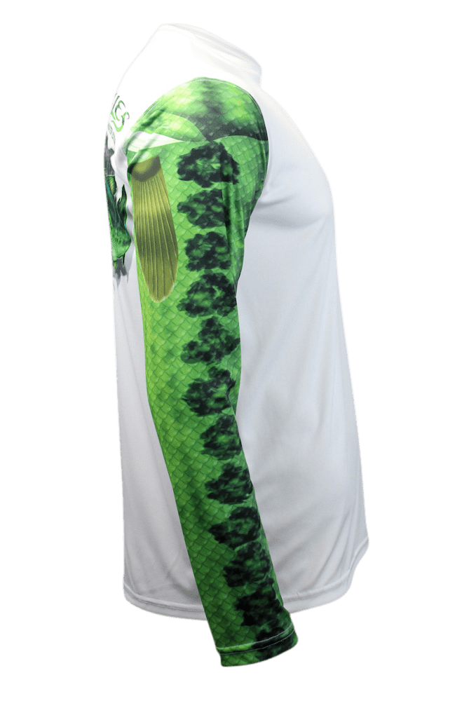 Largemouth Bass Long Sleeve Fishing Shirt for Men