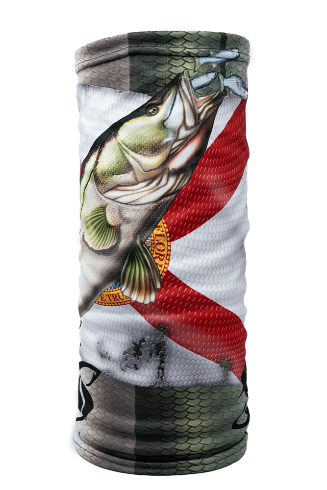 Florida Flag Snook Neck Gaiter  - Sun Protection