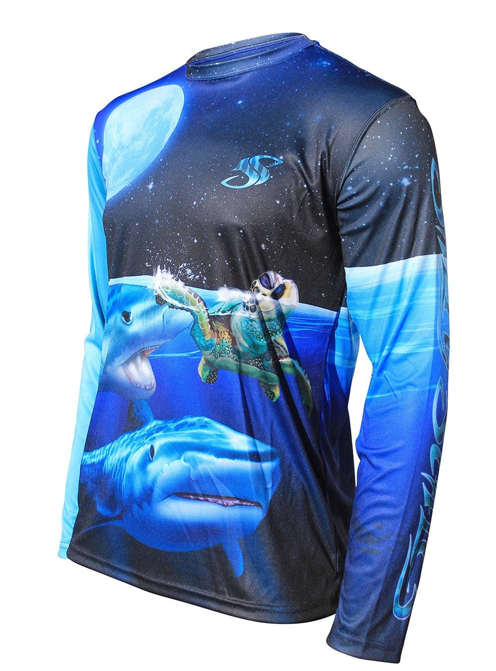 Tiger Shark Performance Long Sleeve Shirt Youth