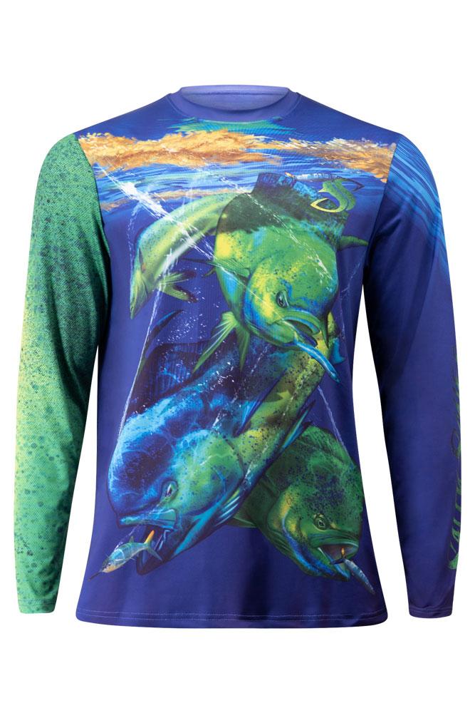 Mahi Mahi Long Sleeve Fishing Shirt Youth