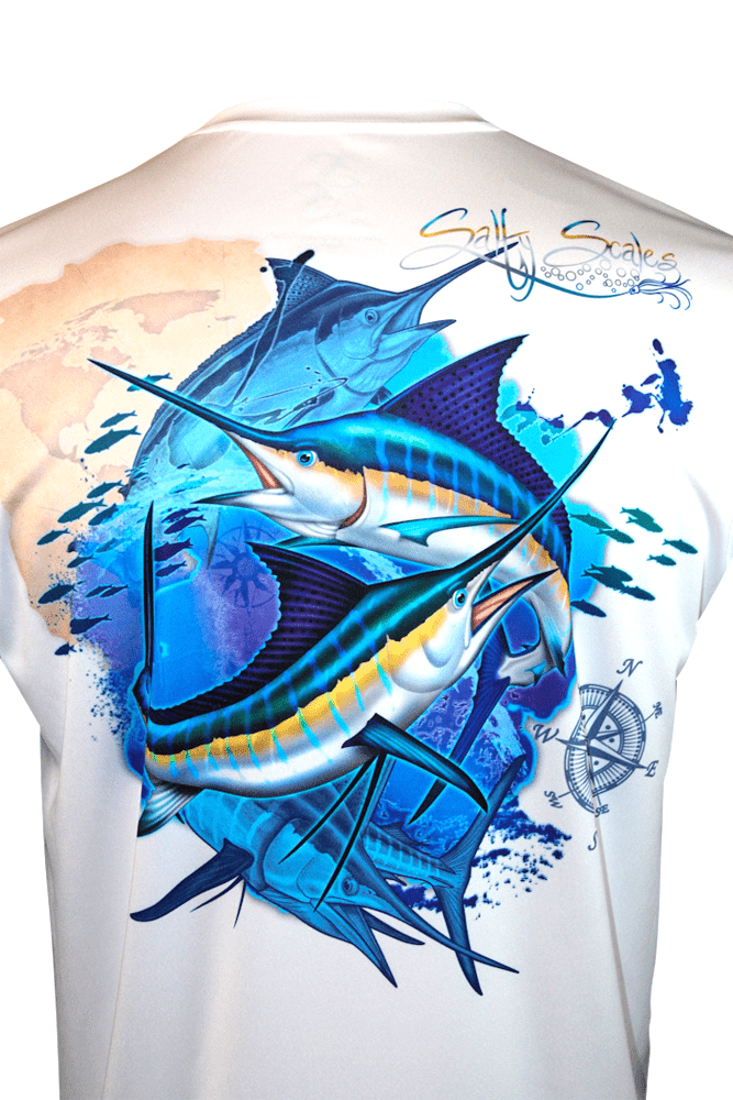 Marlin Long Sleeve Fishing Performance Shirt