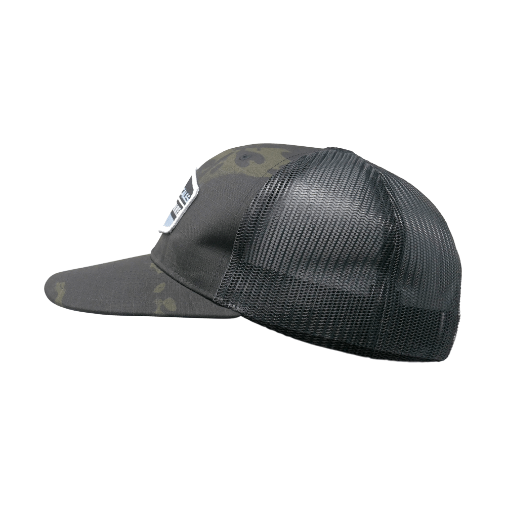 Multicam Trucker Salty Scales Fishing Hat