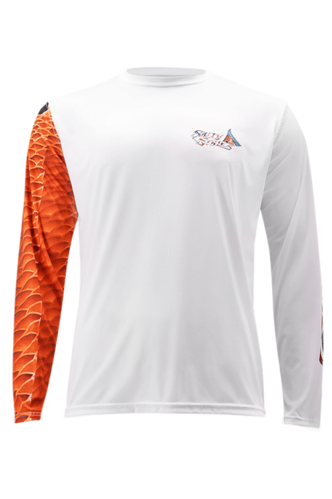 Redfish American Flag Long Sleeve Shirt