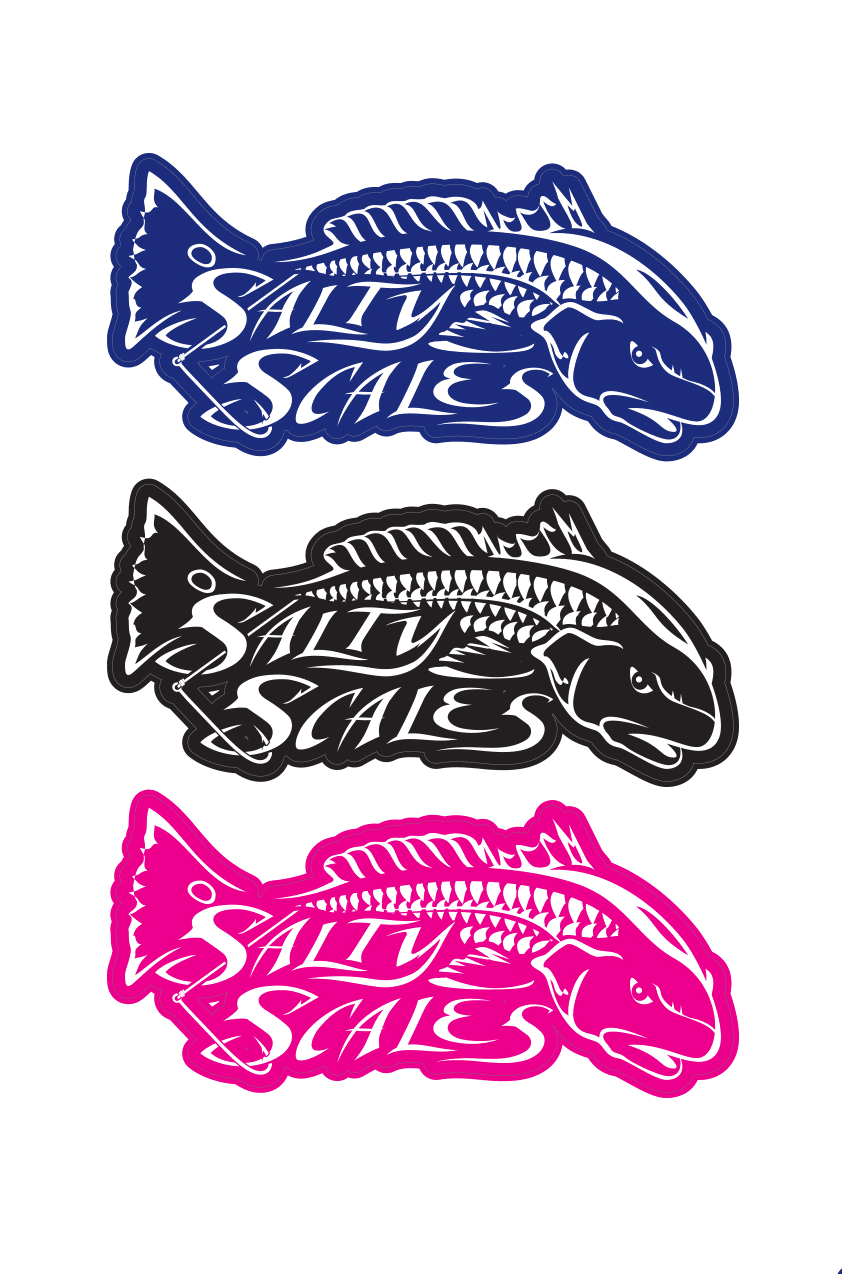 Redfish Custom Laminated Vinyl Decals