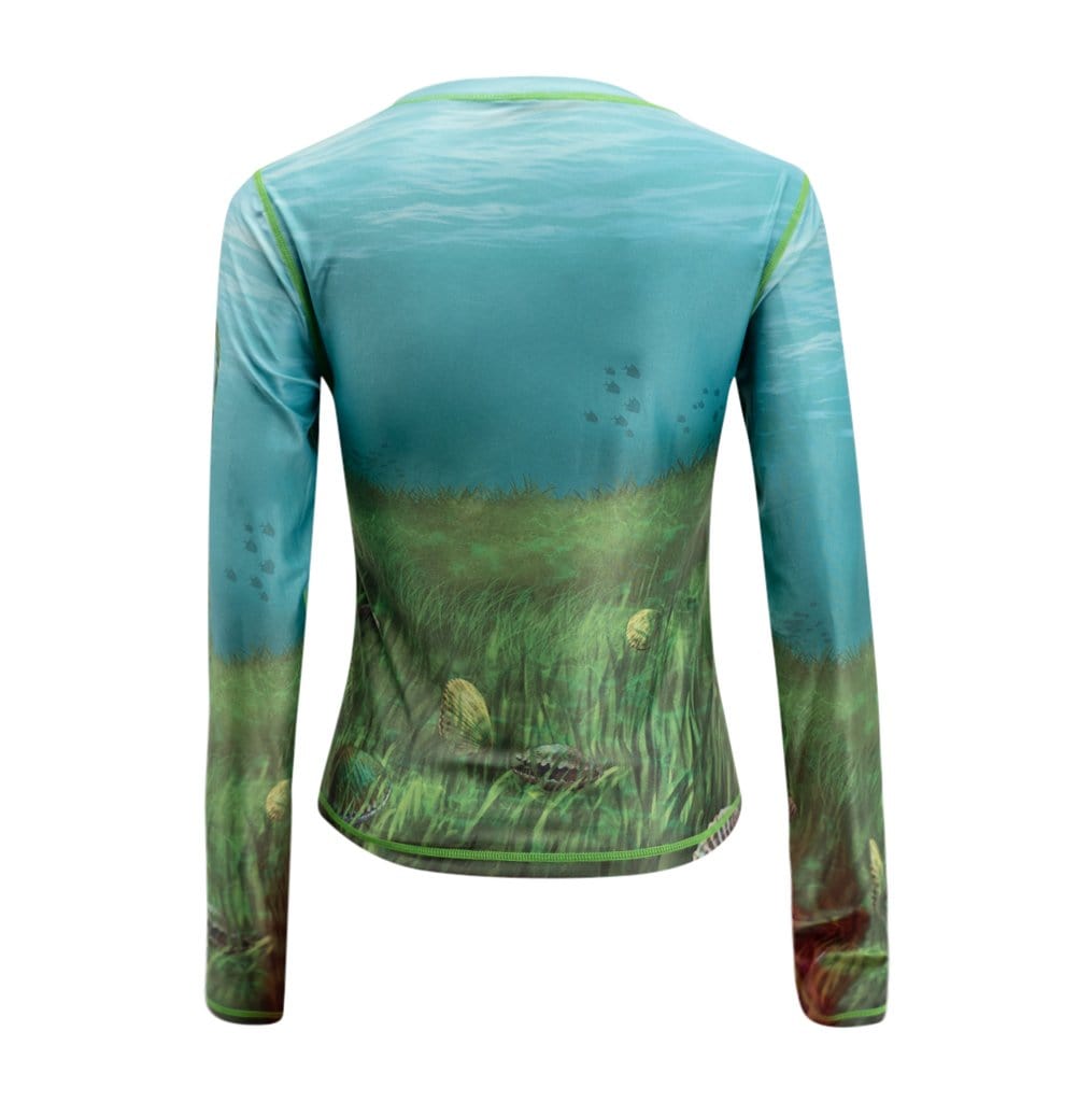 Womens Scallop Long Sleeve