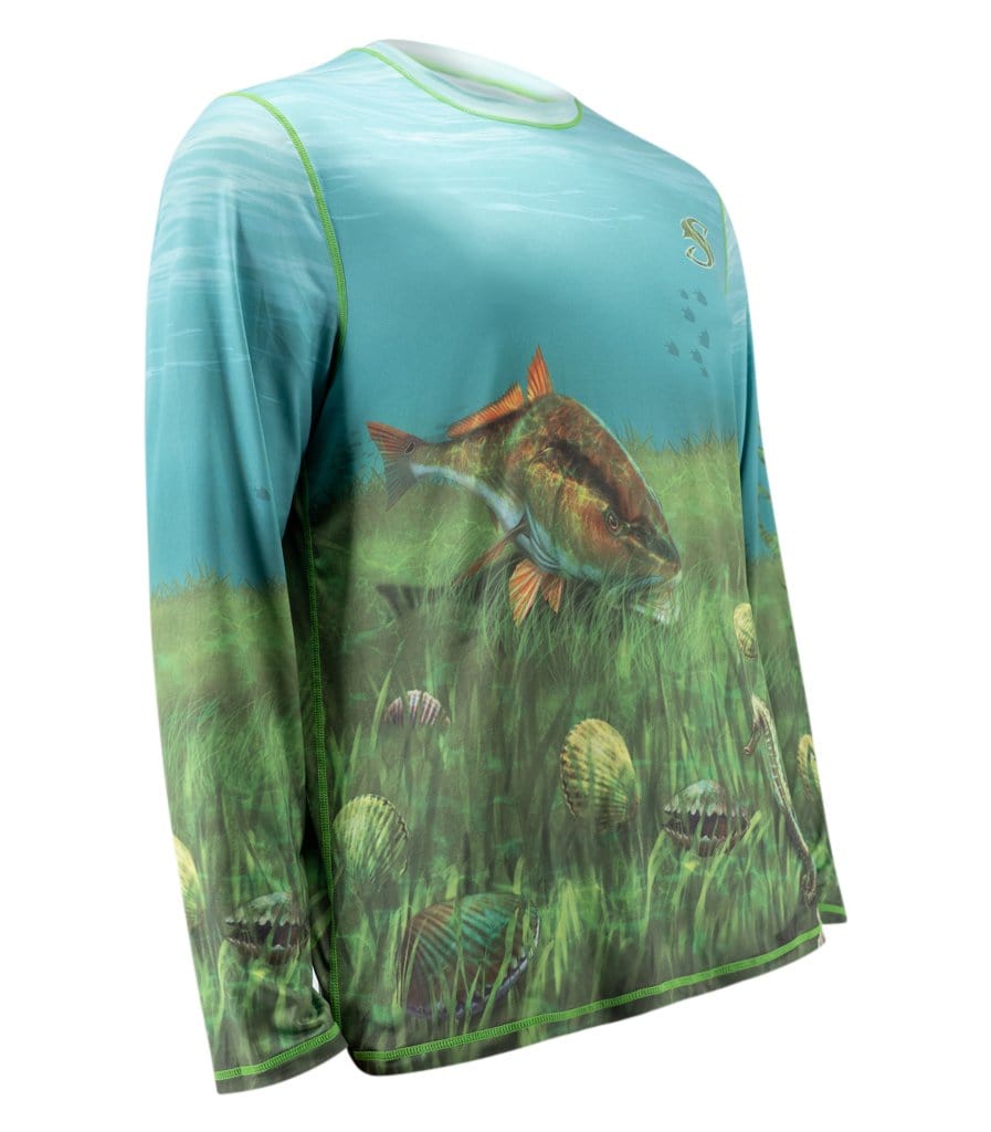 Scallop/Snorkeling Long Sleeve Shirt