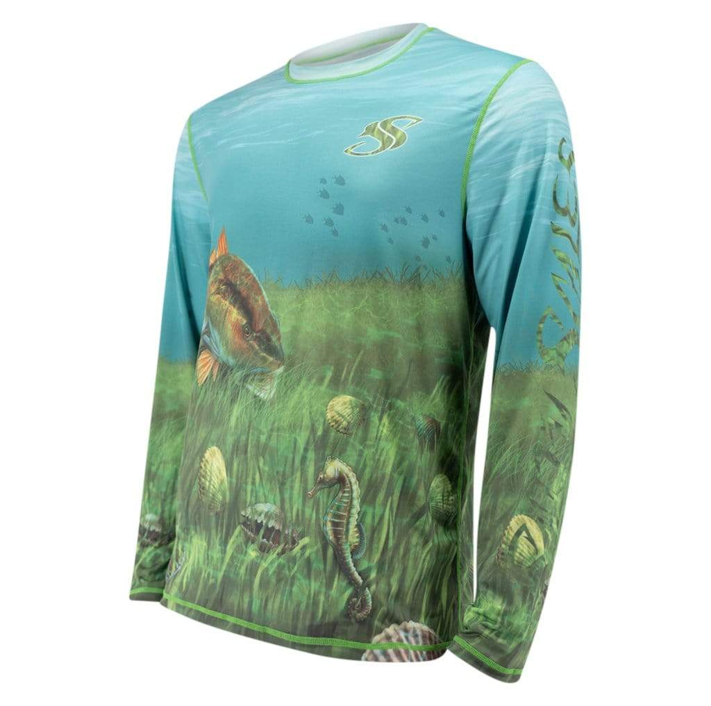 Snorkeling & Scalloping Long Sleeve Youth Shirt