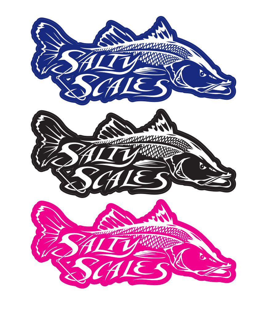 Snook Custom Laminated Vinyl Decals