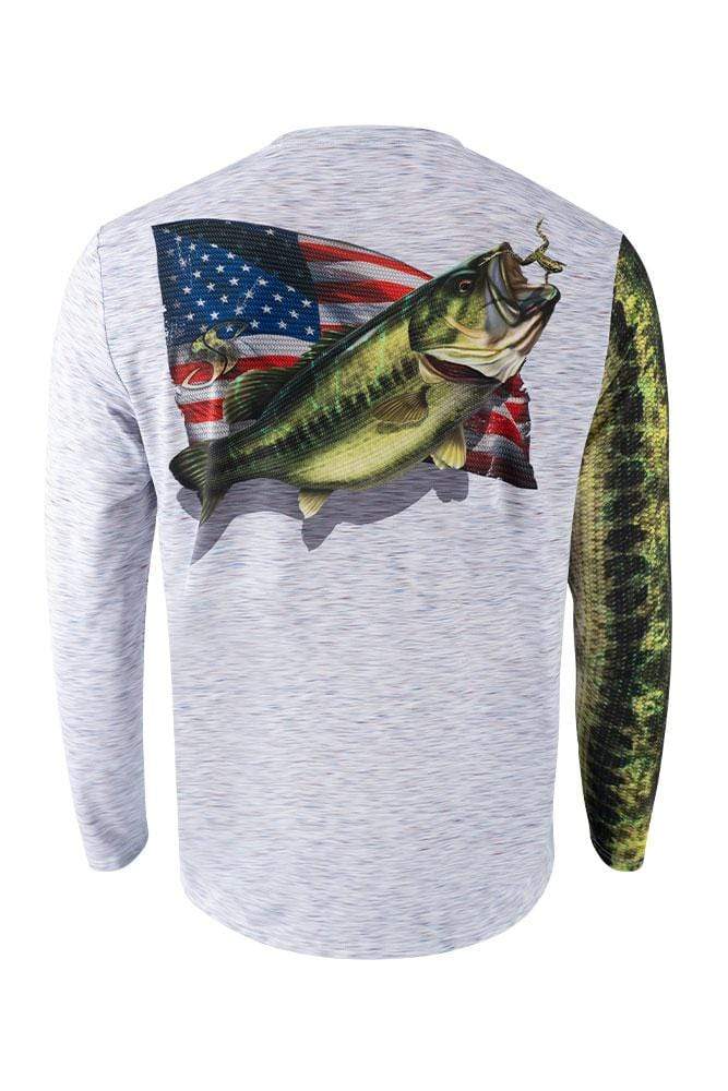 Bass from The Dead Men's Short Sleeve Fishing Jersey - Largemouth