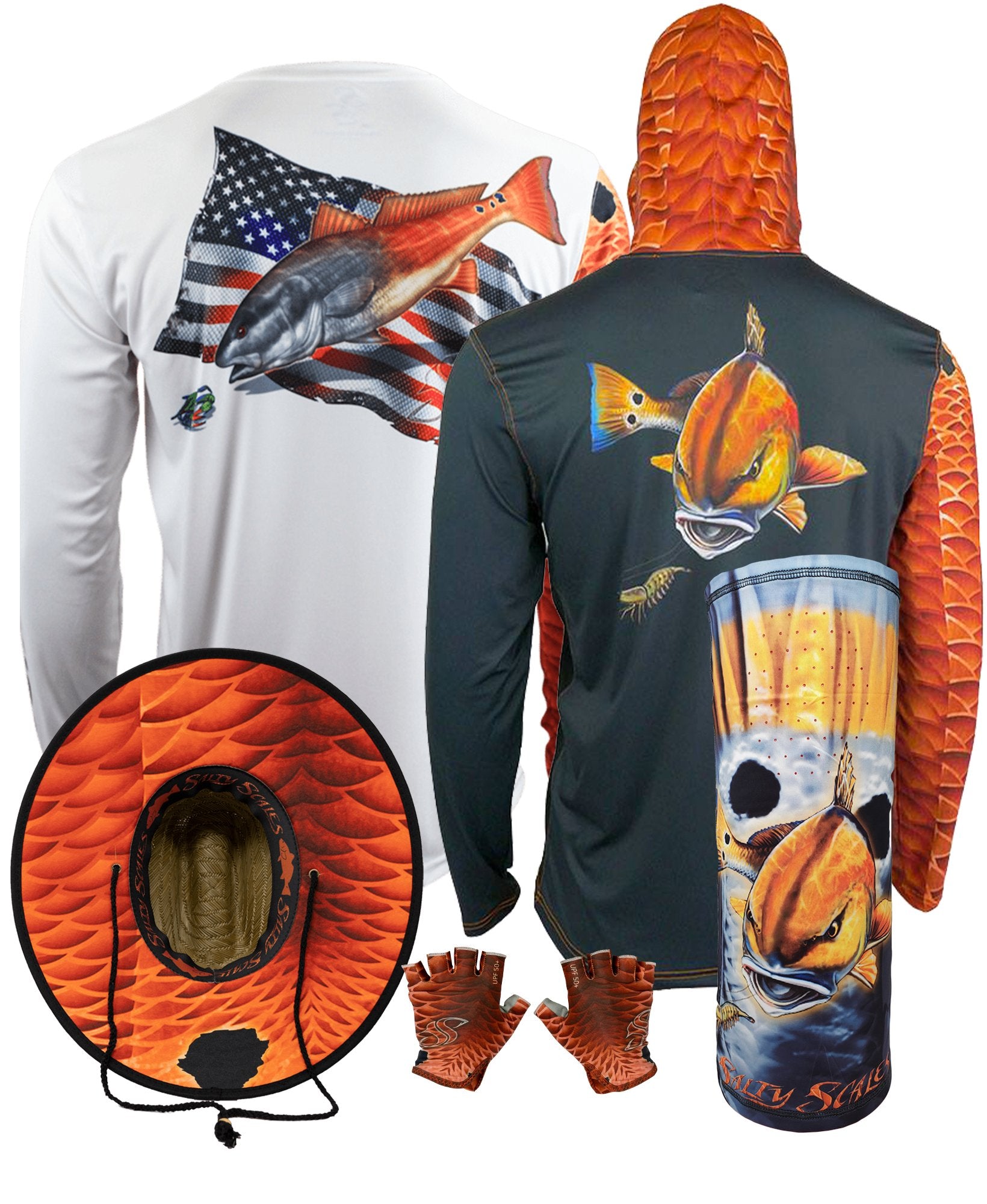 Beautiful Custom Saltwater Long Sleeve Fishing Shirts UV Protection, Sea Wave Camo Fishing Shirts - IPHW1331 Kid Long Sleeves UPF / 2XL