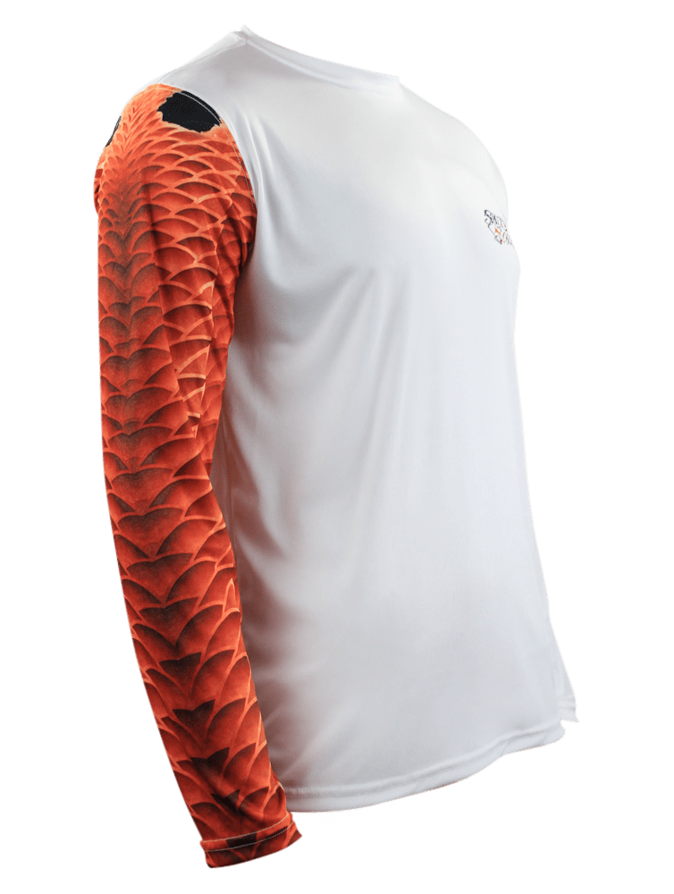 Redfish American Flag Long Sleeve Shirt XXL,SaltyScales