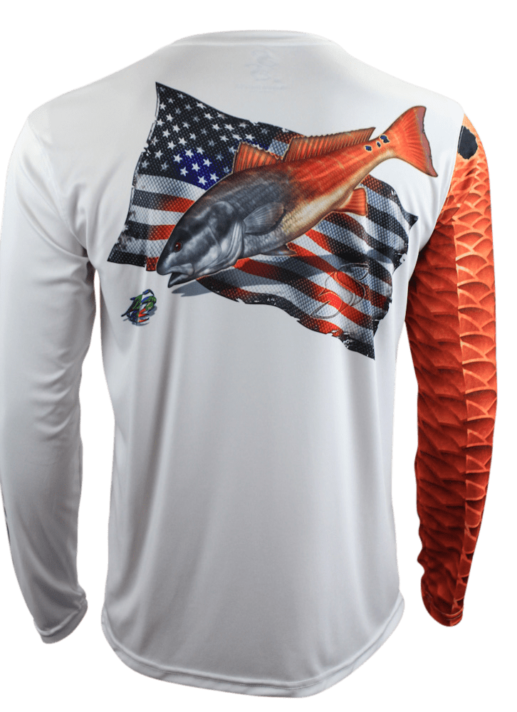 Redfish Long Sleeve Scale Armour Gen 2 Youth Large,SaltyScales