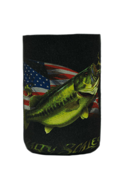 American Bass Can Koozie