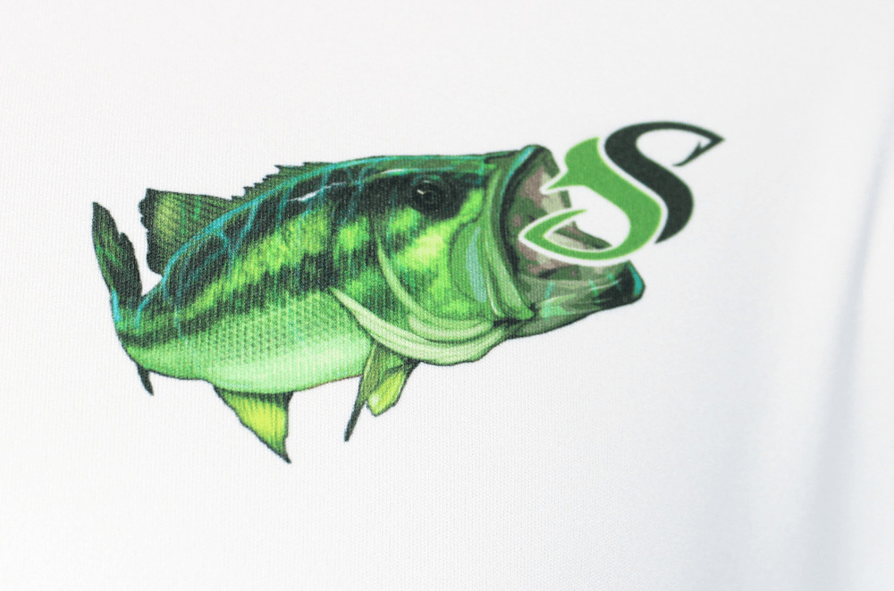 Largemouth Bass Long Sleeve Fishing Shirt Youth