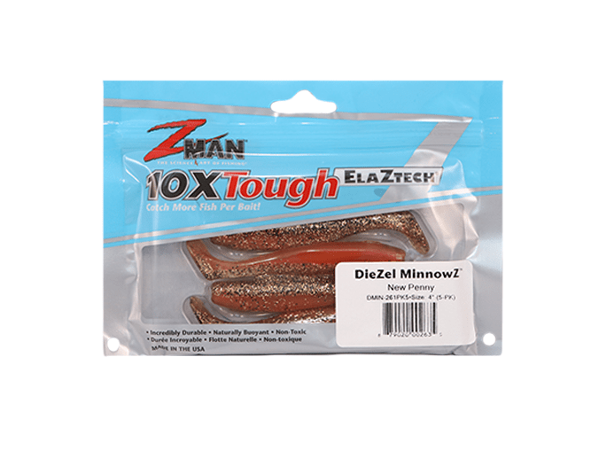 New Penny DieZel Zman Fishing Lures