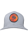 Heather Grey Redfish Trucker SS Cap