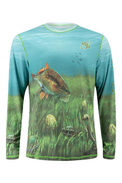Scalloping Long Sleeve Shirt